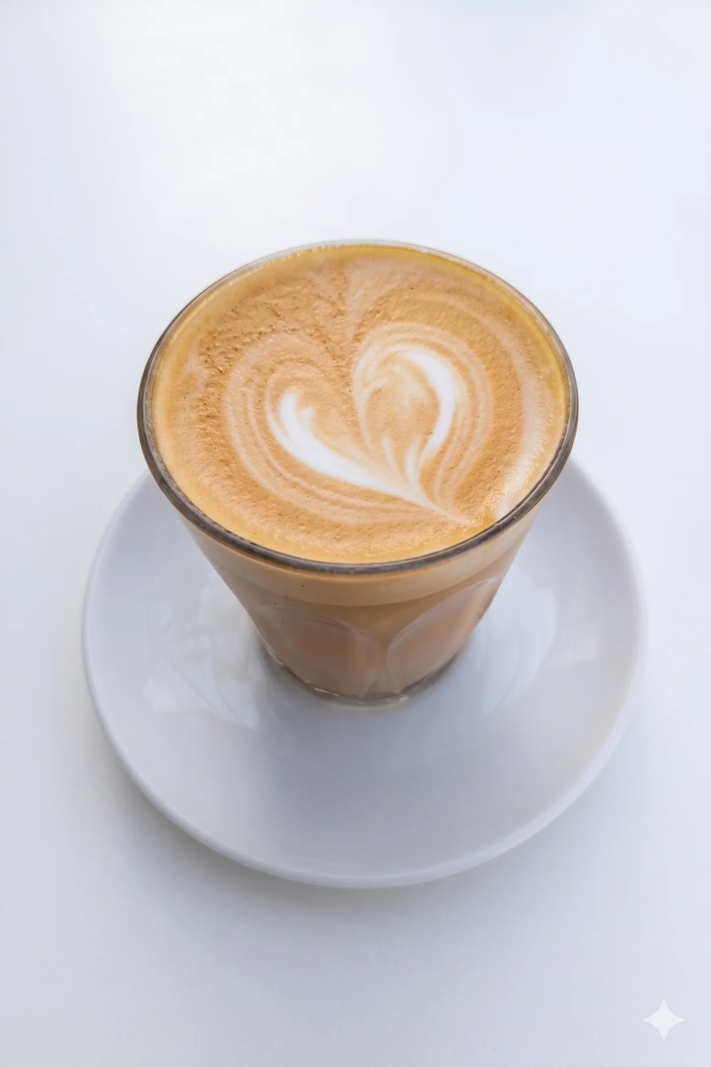 Specialty flat white coffee — certified Arabica blend