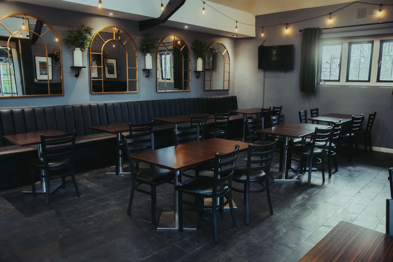 Inside the Manor House Gardens café