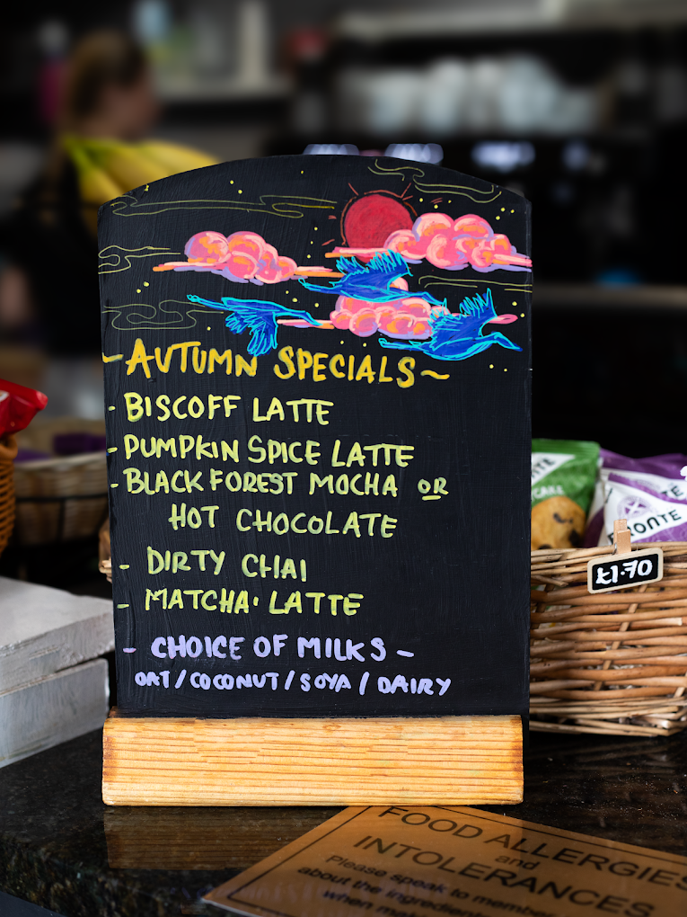 Autumn specials board