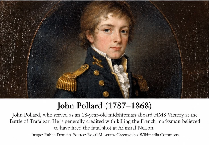 Portrait of John Pollard (1787–1868), midshipman aboard HMS Victory