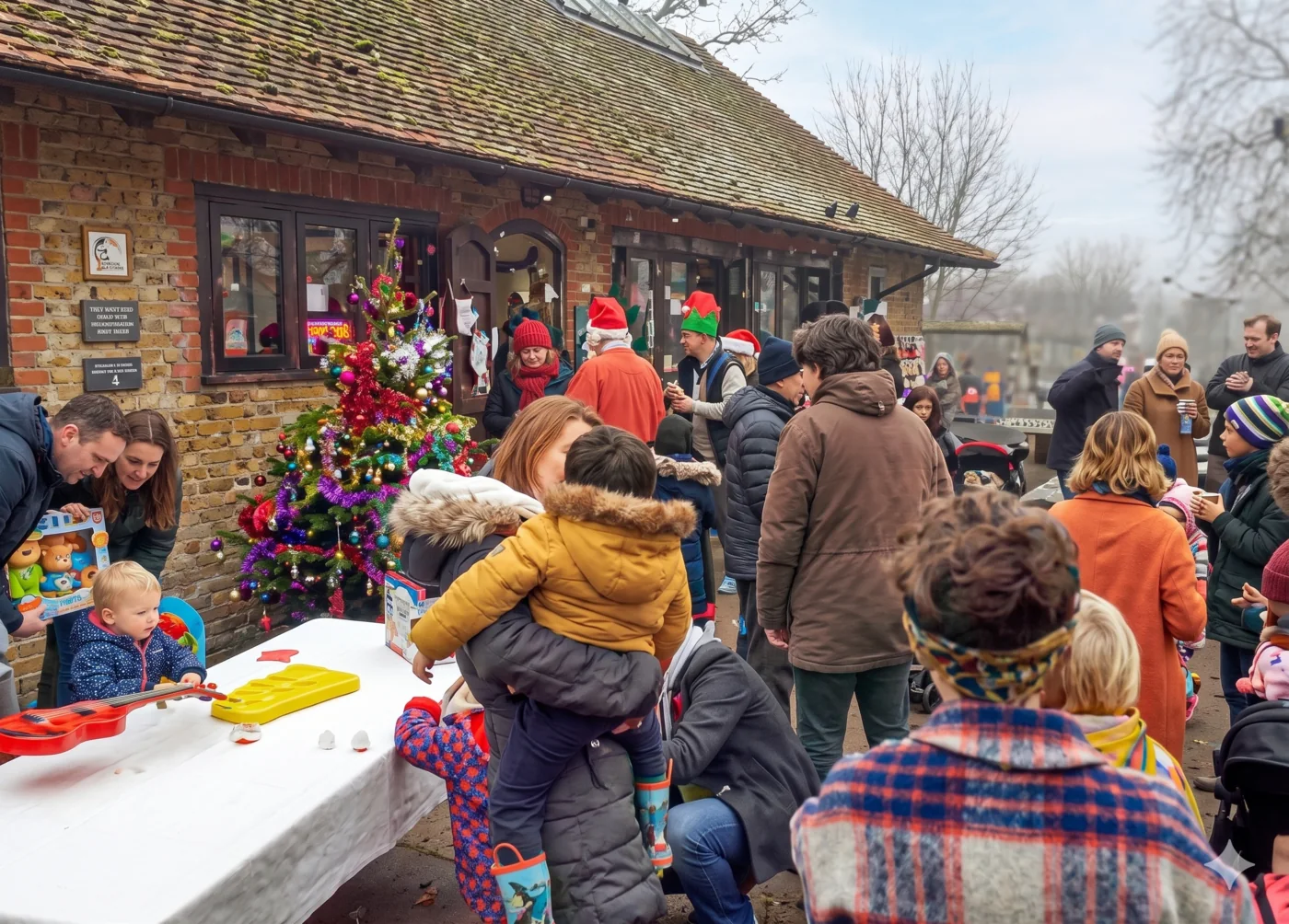 Christmas gathering at Pistachios in the Park